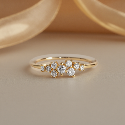 Timeless Moissanite Diamond Ring