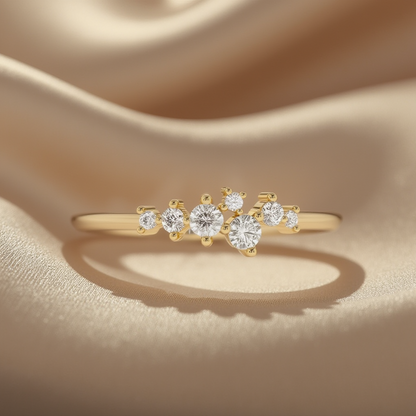 Timeless Moissanite Diamond Ring